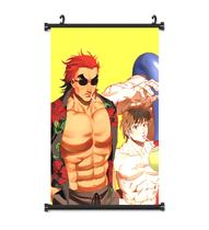 Impressão de pôster de pintura de parede em tela Hanmas Bakis Anime