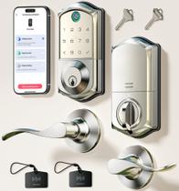 Impressão digital Smart Lock Veise VE017-L com 2 alças de alavanca