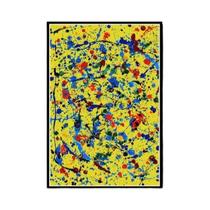 Impressão em Tela Abstrata Jackson Pollock - Arte de Parede HD para Decoração de Casa