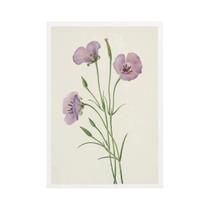 Impressão Em Tela Moderna De Lírio Do Vale Azul, Girassol E Romã Para Decoração De Sala De Estar