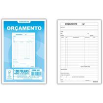 Impresso Administrativo Orcamento 100 Folhas 137X207MM