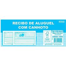 Impresso Recibo Aluguel com Canhoto 50F 17891321100506 PCT com 20