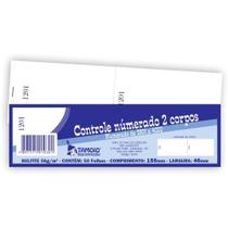 Impresso Talão Comando 2 Corpos 100 Folhas - Pacote com 20 Unidades