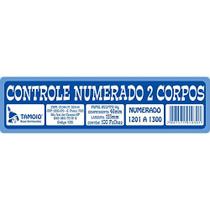 Impresso Talao Controle 2 Corpos 100Fls.
