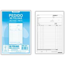 Impresso Talão de Pedido 1/9 1 Via 50 Folhas Pacote com 10 1 Impresso Talão de Pedido 1/9 1 Via 50 Folhas Pacote com 10 1