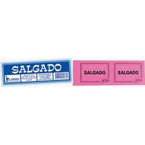 Impresso Talao Ficha Salgado 50X2 53Mmx152Mm