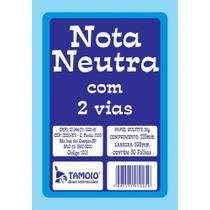 Impresso Talão Nota Neutra 1/32 25X02 FLS 2ª Via PCT com 20