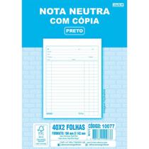 Impresso Talão Nota Neutra 1/36 40X2 104X143 PCT com 20