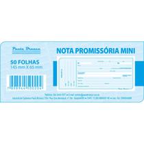 Impresso Talao Nota Promis.mini 50F.65X145 - Pauta Branca