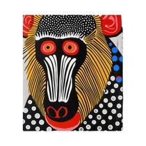 Impressões Em Tela Abstratas De Abóbora E Macaco De Yayoi Kusama, Arte Moderna Nórdica Para