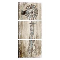 Impressões em tela, decoração de arte de parede, Kalormore Rustic Windmill