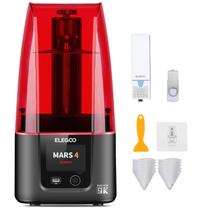 Impressora 3D ELEGOO Mars 4 - MSLA Resina LCD Monocromática 9K (6,04x3,06x6,89 pol.)