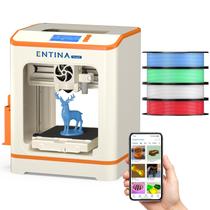 Impressora 3D Entina Tina2C com Controle WiFi via App e 4 Cores de PLA Impressora 3D Entina Tina2C com Controle WiFi via App e 4 Cores de PLA