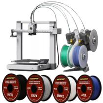 Impressora 3d Fdm Bambu Lab A1 + Ams Lite+ 4 Rolos Filamento