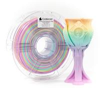 Impressora 3D Filament Cookiecad PLA 1,75 mm 1 kg Pastel Rainbow Impressora 3D Filament Cookiecad PLA 1,75 mm 1 kg Pastel Rainbow