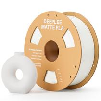 Impressora 3D Filament Deeplee Matte PLA 1,75 mm 1 kg branco