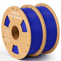 Impressora 3D Filament Deeplee PLA+ 1,75 mm 2 kg azul escuro