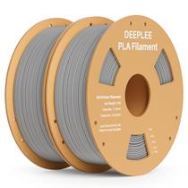 Impressora 3D Filament Deeplee PLA 1,75 mm 2 kg cinza