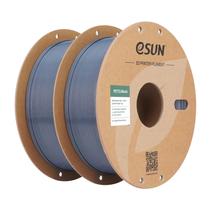 Impressora 3D Filament eSun PETG Basic 1,75 mm 1 kg cinza 2 bobinas Impressora 3D Filament eSun PETG Basic 1,75 mm 1 kg cinza 2 bobinas
