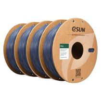 Impressora 3D Filament eSun PLA+ 1,75 mm 1 KG cinza (4 bobinas)