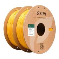 Impressora 3D Filament eSun PLA+ 1,75 mm Amarelo 1 kg/bobina (x2)