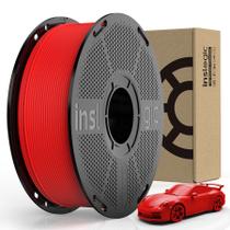 Impressora 3D Filament Inslogic Matte PLA 1,75 mm 1 kg vermelho