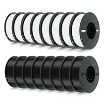 Impressora 3D Filament Kingroon PLA 1,75 mm 16 kg (8 pretos+8 brancos)