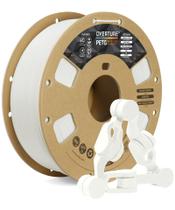 Impressora 3D Filament OVERTURE PETG 1,75 mm, bobina de 1 kg (branca)