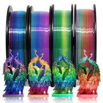 Impressora 3D Filament Yousu Silk Shiny Rainbow PLA 1,75 mm