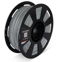 Impressora 3D Filamento HATCHBOX PLA MAX V2 Cinza 1,75 mm 1 kg