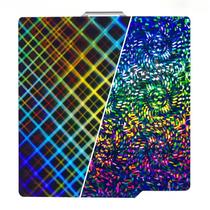 Impressora 3D Grid + Rainbow Gear Cool Build Plate para Bambu Lab X1C/X1/X1E/P1P/P1S/A1 Impressora 3D Grid + Rainbow Gear Cool Build Plate para Bambu Lab X1C/X1/X1E/P1P/P1S/A1