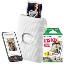 Impressora Bluetooth Fujifilm Instax Mini Link 2 Clay White Para Smartphone + 20 Fotos