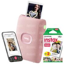 Impressora Bluetooth Fujifilm Instax Mini Link 2 Soft Pink Para Smartphone + 20 Fotos
