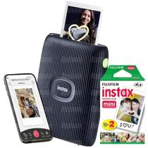 Impressora Bluetooth Fujifilm Instax Mini Link 2 Space Blue Para Smartphone + 20 Fotos