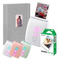 Impressora Bluetooth Fujifilm Instax Mini Link 3 Branca + Album + Filme 10 Impressora Bluetooth Fujifilm Instax Mini Link 3 Branca + Album + Filme 10