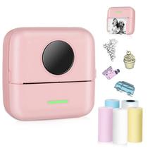 Impressora Bluetooth ST-CARE Mini Pocket Thermal com 5 rolos