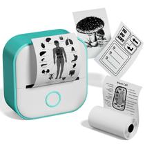 Impressora de adesivos Memoqueen Mini T02 Pocket Thermal Green Impressora de adesivos Memoqueen Mini T02 Pocket Thermal Green
