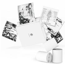 Impressora de bolso Phomemo M02 Bluetooth sem tinta branca térmica