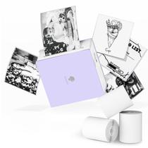 Impressora de bolso Phomemo M02 térmica Bluetooth com 3 rolos de papel