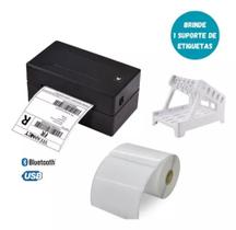 Impressora De Etiqueta Térmica Bluetooth Usb+ 1 Rolo 100x150 Impressora De Etiqueta Térmica Bluetooth Usb+ 1 Rolo 100x150