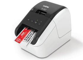 Impressora de etiquetas Brother QL-800 - usos: código de barras, caixas, pacotes, envelopes, etc