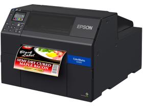 Impressora de Etiquetas Coloridas Jato de Tinta - Epson ColorWorks CW-C6500AU