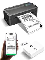Impressora de Etiquetas de Envio PKMHLXS 4x6 Bluetooth Térmica Impressora de Etiquetas de Envio PKMHLXS 4x6 Bluetooth Térmica