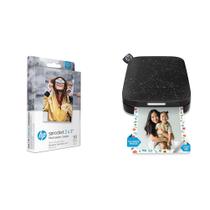 Impressora de Fotos HP Sprocket 2x3" Instantânea Bluetooth Preta
