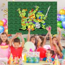Impressora de pano de fundo Hevoun Green Turtle Birthday 5x3,3 pés