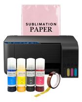 Impressora de sublimação com kit de tintas e papel transfer Impressora de sublimação com kit de tintas e papel transfer