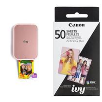 Impressora fotográfica Canon IVY 2 Mini Blush Pink + 50 folhas