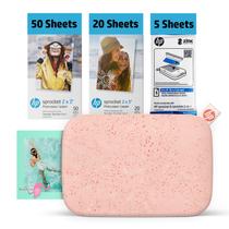 Impressora Fotográfica HP Sprocket 2x3 Bluetooth Portátil Rosa