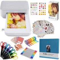 Impressora fotográfica instantânea HP Sprocket Studio Plus 4x6 branca