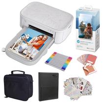 Impressora fotográfica instantânea HP Sprocket Studio Plus 4x6 branca